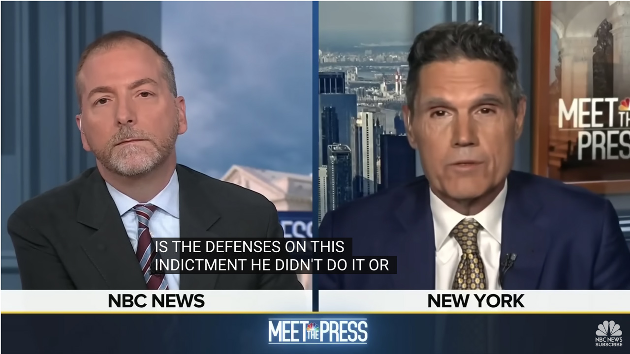 John Lauro discusses the former president’s defense on Meet The Press